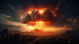 Explosion av atombomb