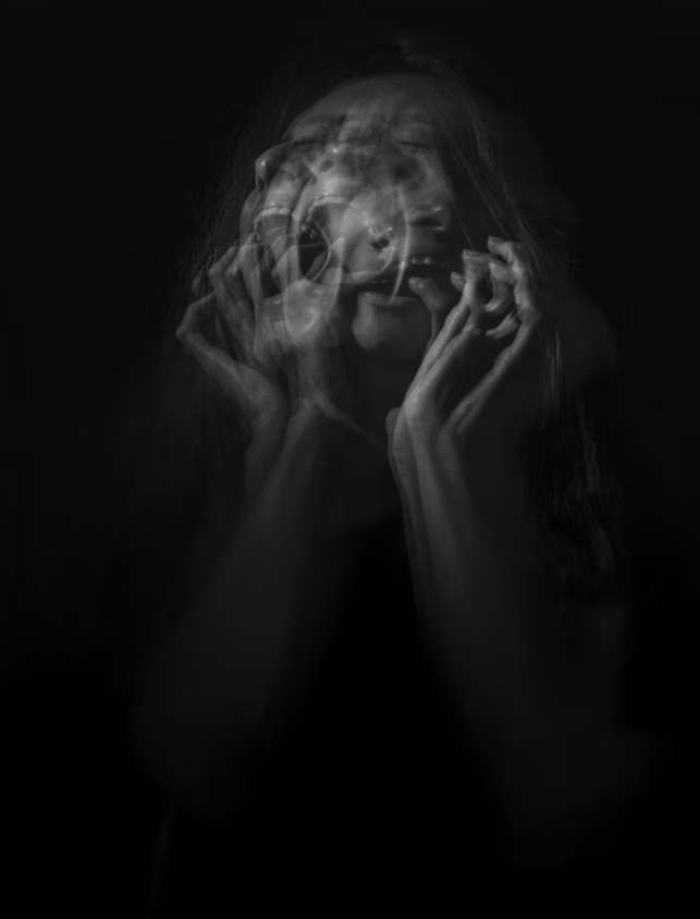 Skrik i panik i rymden.