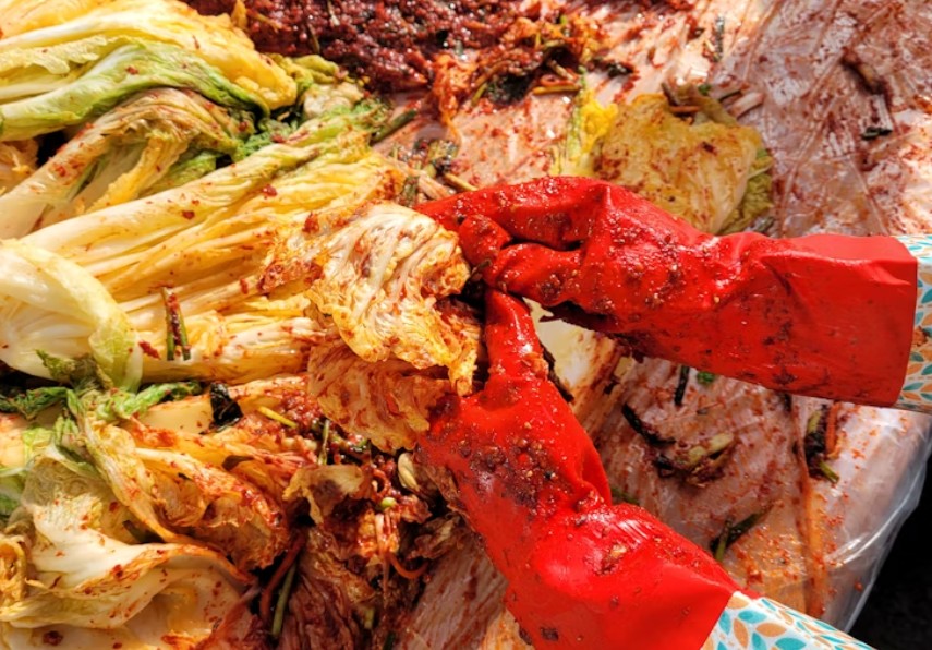 Kimchi görs genom fermentering.