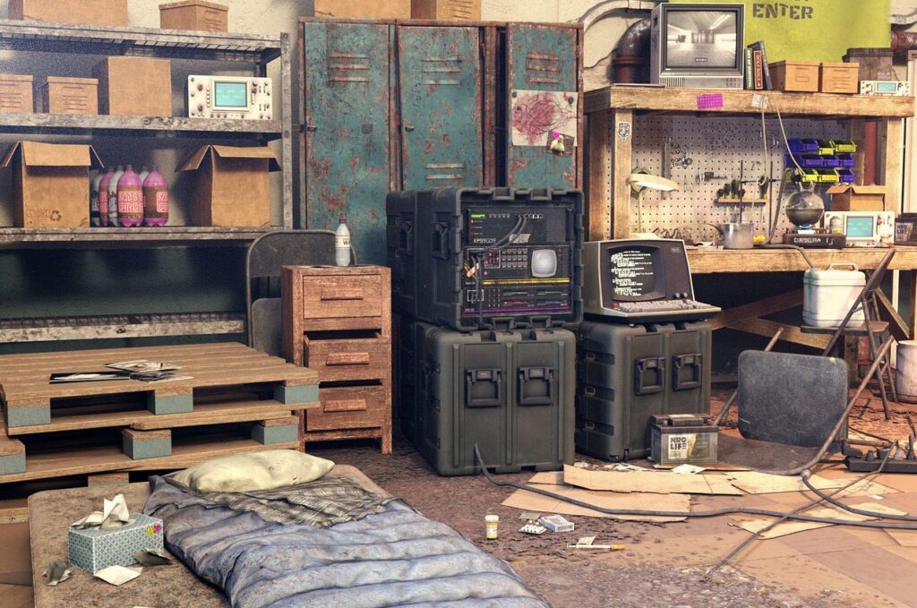 Skyddsrum för krig.