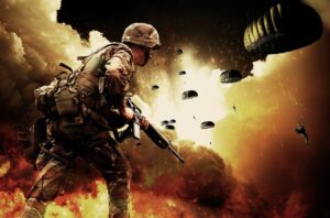 Soldat i världskrig.