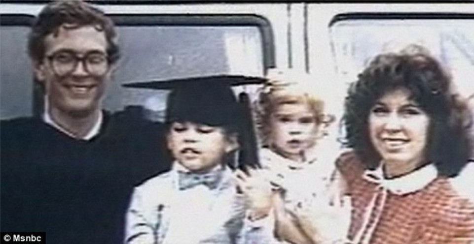 Cecelia Cichan med familj.