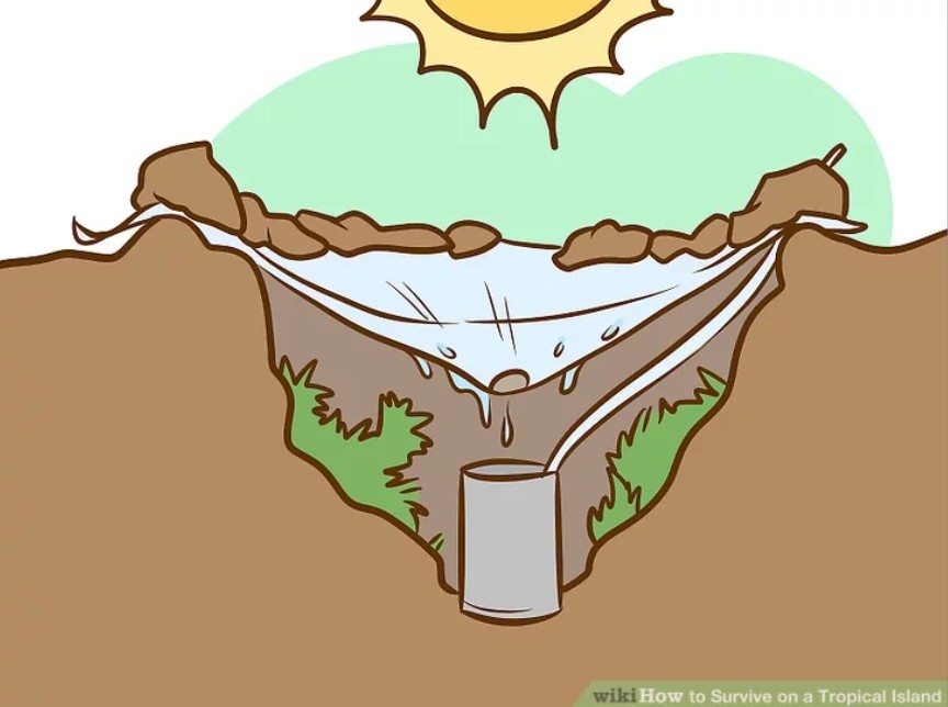 Soldestillering renar vatten.