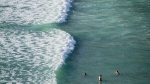 Undervattensström i havet.